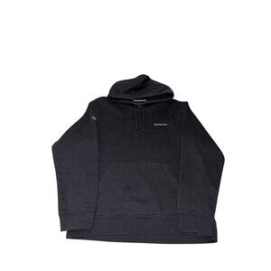 Patagonia Hoodie Men’s Medium Ink Black Fitz Roy Icon Uprisal Sweatshirt